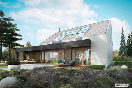 Nowoczesny projekt domu EX 18 G2 ENERGO PLUS