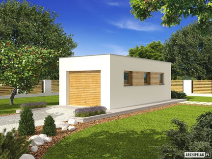 Wizualizacja projektu garażu G23