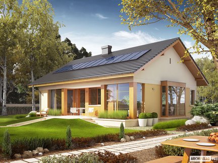 Wizualizacja projektu domu Karmela