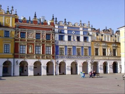 Zamość - renesansowe kamieniczki, fot.Bogdan Kwiatek