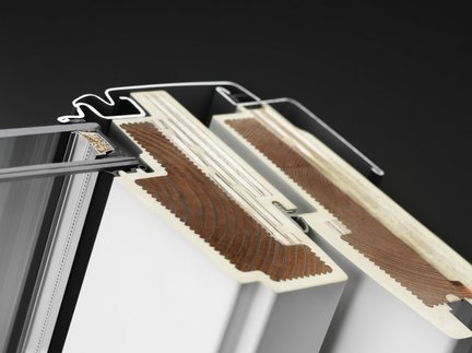 Okno dachowe GLU B przekrój