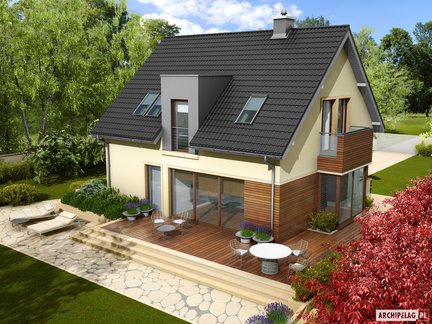 Wizualizacja projektu domu Mati