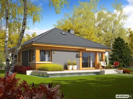 Wizualizacja projektu domu Anabela