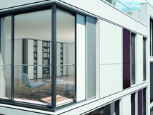 Proaktywna fasada Schüco 2° System,  złożona z mobilnych powłok adaptacyjnych Fot. Schüco