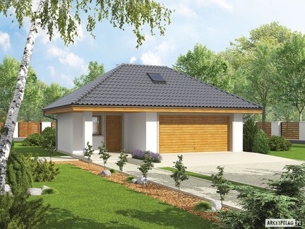 Wizualizacja projektu garażu G20