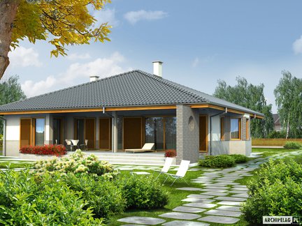 Wizualizacja projektu domu Florenc